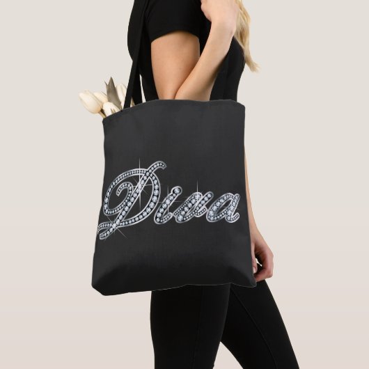 Diva "Diamond Bling" Tote Bag (Dichtbij)
