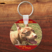 DIVA DOG Profile Sleutelhanger (Voorkant)