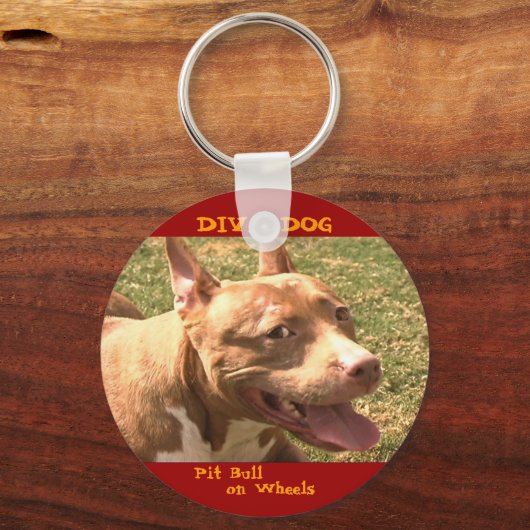 DIVA DOG Profile Sleutelhanger (Voorkant)