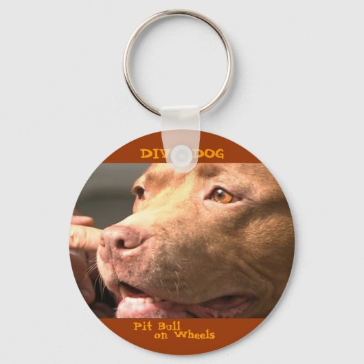 DIVA DOG Up Close & Personal Sleutelhanger (Voorkant)