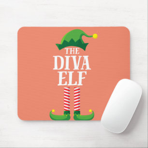 Diva Elf Matching Family Group kerstparty Muismat