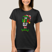 Diva Elf Pajama Matching Group Kerstfeestdag G T-shirt (Voorkant)