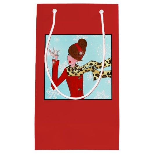 Diva en Snow Sparkles Klein Cadeauzakje (Voorkant)