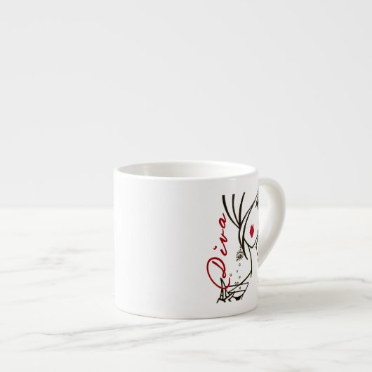 "DIVA" ESPRESSO KOP (Voorkant rechts)