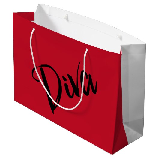 Diva Fabulous Groot Cadeauzakje (Achterkant Gekanteld)