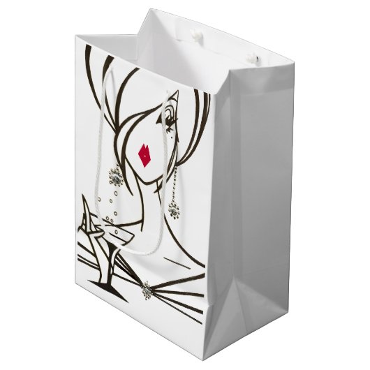 Diva Fabulous Medium Cadeauzakje (Voorkant Gekanteld)