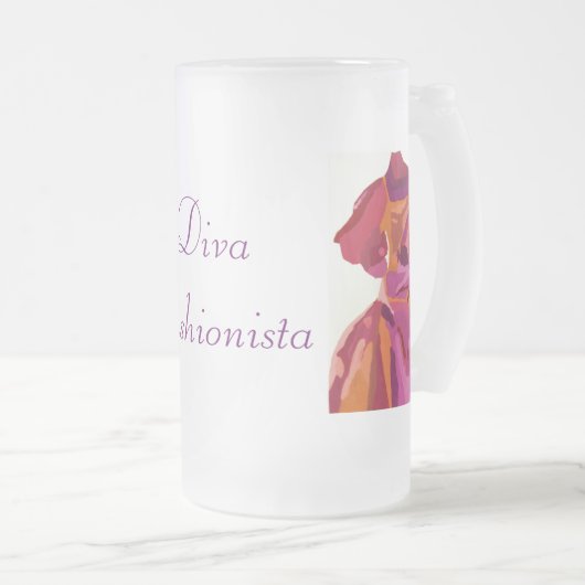 Diva Fashionista Autumn Reds Mok (Voorkant rechts)