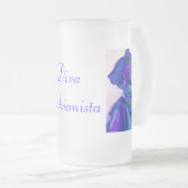 Diva fashionista in Blue I Matglas Bierpul (Voorkant rechts)