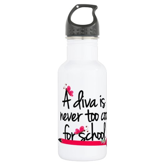 DIVA Fles-works 32 oz Waterfles (Voorkant)