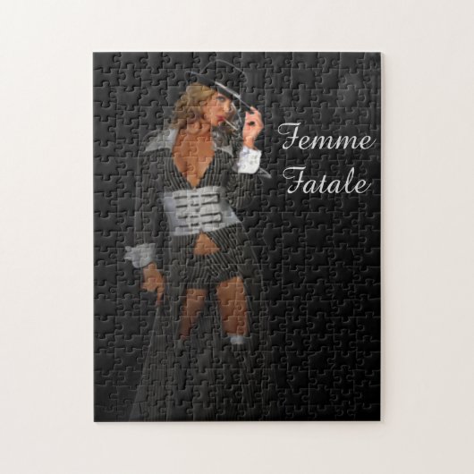 Diva Gangster Femme Fatale Legpuzzel (Verticaal)