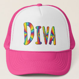 DIVA Gay Pride Fabulous Chic LGBT LGBTQ Pride Trucker Pet