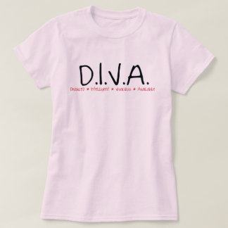 DIVA gescheiden Vrouw T-shirt