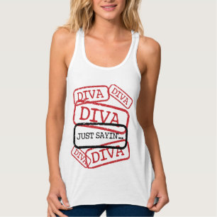 "DIVA" - Gewoon zeggen... Tanktop