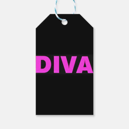 Diva Gift Label Cadeaulabel (Voorkant)