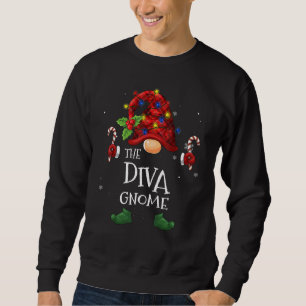 Diva Gnome Buffalo met kerstboom Trui