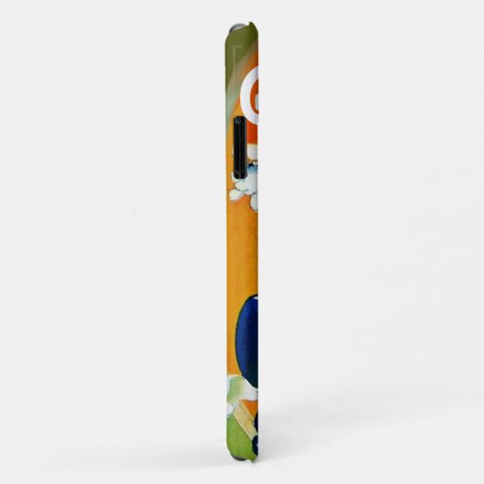 DIVA IN BLAUW, BEAUTY-MODE Case-Mate iPhone CASE (Achterkant/rechts)