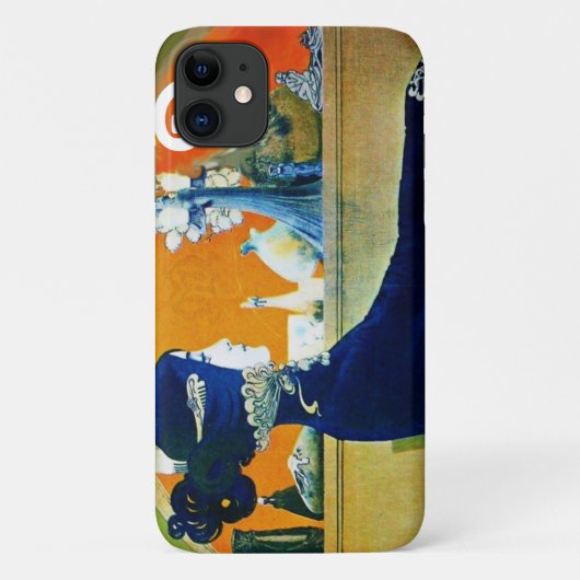 DIVA IN BLAUW, BEAUTY-MODE Case-Mate iPhone CASE (Achterkant)