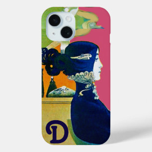 DIVA IN BLAUW, BEAUTY MODE MONOGRAM iPhone 15 CASE