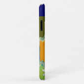 DIVA IN BLAUW, BEAUTY MODE MONOGRAM Case-Mate iPhone CASE (Achterkant/rechts)