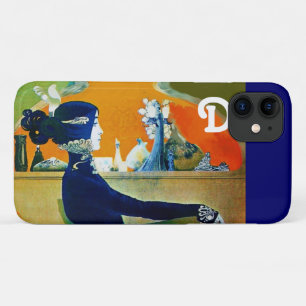 DIVA IN BLAUW, BEAUTY MODE MONOGRAM Case-Mate iPhone CASE