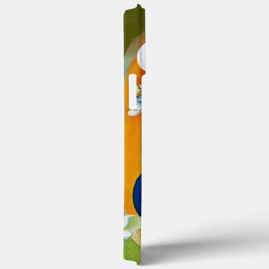 DIVA IN BLAUW, BEAUTY MODE MONOGRAM Case-Mate iPhone CASE (Achterkant / Rechts)