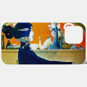 DIVA IN BLAUW, BEAUTY MODE MONOGRAM Case-Mate iPhone CASE