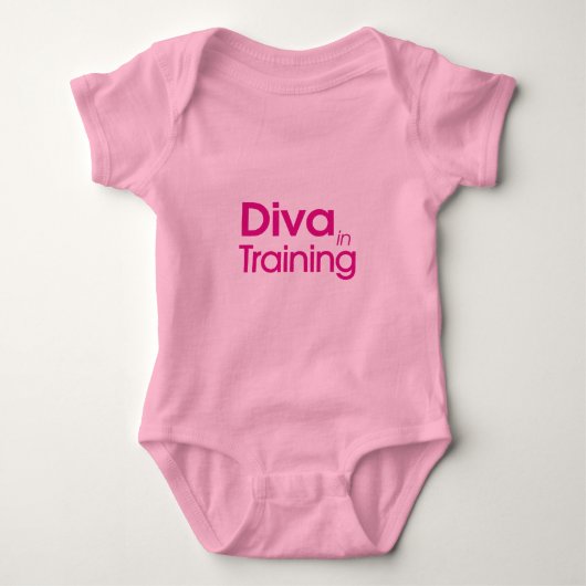 Diva in opleiding romper (Voorkant)