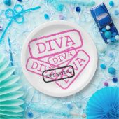 "DIVA - Just Sayin"-Borden voor papier Papieren Bordje (Feest)