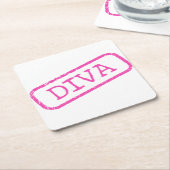 "DIVA" KARTONNEN ONDERZETTERS (Schuin)