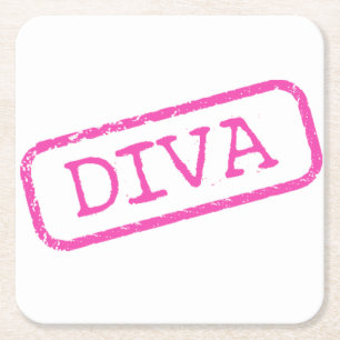 "DIVA" KARTONNEN ONDERZETTERS