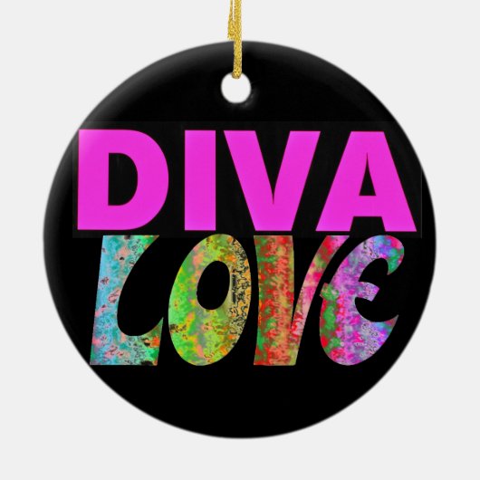 Diva Keramisch Ornament (Achterkant)