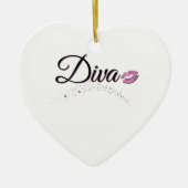 Diva Keramisch Ornament (Voorkant)