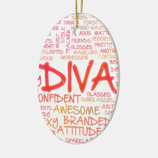 Diva Keramisch Ornament (Links)