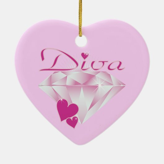 Diva Keramisch Ornament (Achterkant)