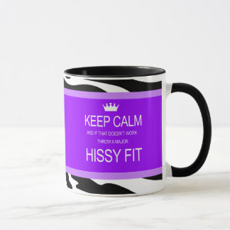 DIVA-koffie Mok "KEEP KALM OF HISSY FIT"