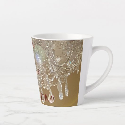 DIVA Life Sparkles Happy Birthday Latte Mok (Rechts)