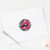 DIVA Lips Collectie Ronde Sticker (Envelop)