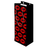 "Diva Lips" /Red Wijn Cadeautas (Achterkant Gekanteld)