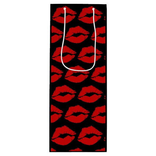"Diva Lips" /Red Wijn Cadeautas (Voorkant)