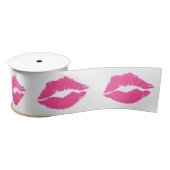 "Diva Lips" Satijnen Lint (Spoel)