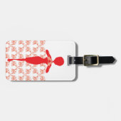 Diva Love Travel Bag Label Sjabloon Bagagelabel (Voorkant horizontaal)