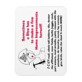 "Diva maakt thuisverbetering.." Magnet Magneet (Verticaal)