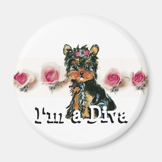 Diva Maan Magneet (Voorkant)