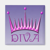 Diva magnet in fuschia AH2010 (Voorkant)