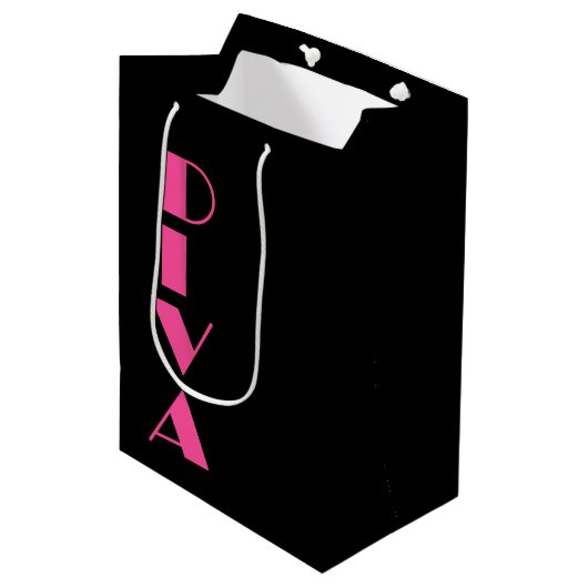 "DIVA" MEDIUM CADEAUZAKJE (Voorkant Gekanteld)
