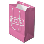 "DIVA" MEDIUM CADEAUZAKJE (Voorkant Gekanteld)