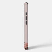 Diva met bloemensjaal blazen bubble gum Case-Mate iPhone case (Achterkant / Links)