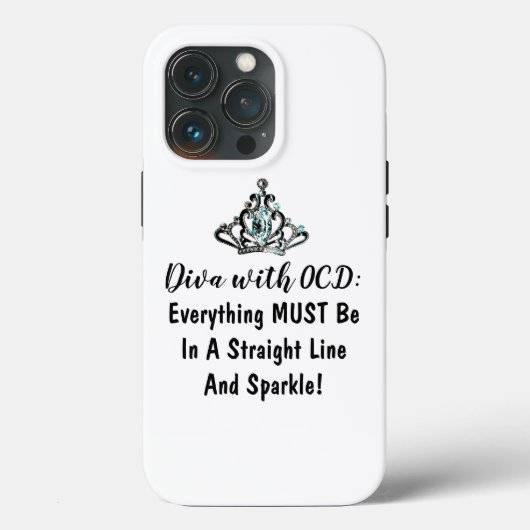 "DIVA met OCD" Case-Mate iPhone Case (Achterkant)