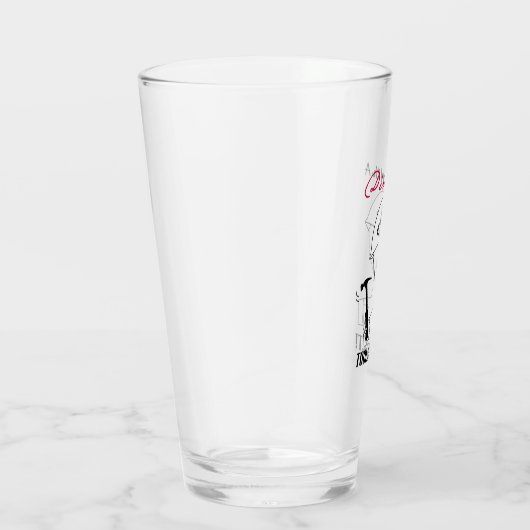 "Diva met werktuiggordel" Glas (Rechts)