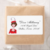 "Diva Millinery"Etiketten Etiket (Insitu)